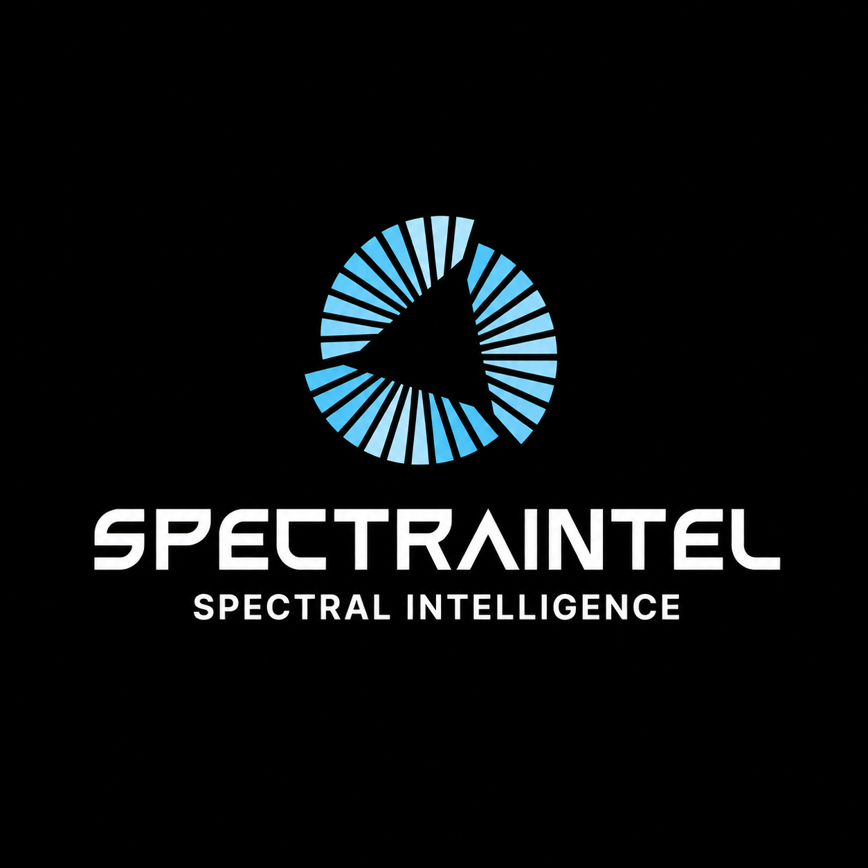 검정 배경의 SPECTRAINTEL 로고